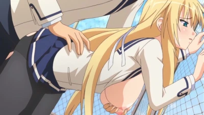 A Blonde gives me a Footjob and wants me to Doggystyle Fuck her | Anime Hentai 1080p