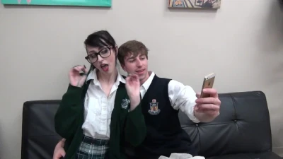 Jerky Girls Presents: Teen Handjobs - THE COCK SUCKING SCHOOL GIRL 4