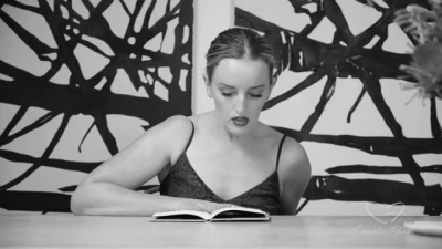 Charlie Moore Masturbates as she Reads Amber Moore's Erotic Book!